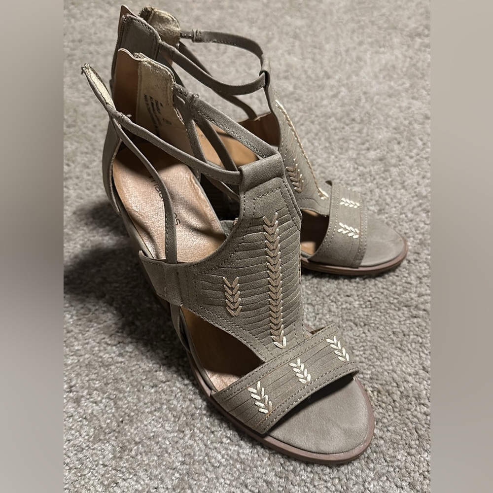 Maurice’s open toed heels